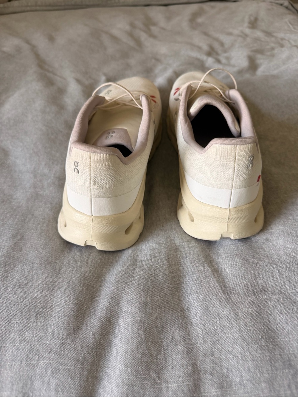 On Running Cloudtilt Cream Athletic Sneakers - Picture 4 of 5